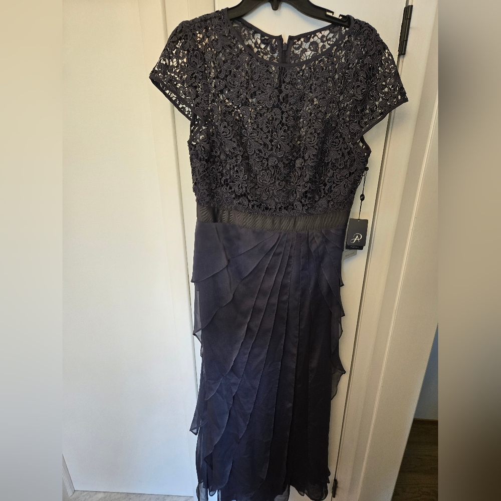 NWT from Nordstrom Adrianna Papell Lace Fluted Evening Gown